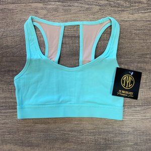 Premium Angel Sports Bra- Sea Foam Mint